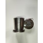 POHÁR Fém, 200ml, összecsukható, süllő mintás