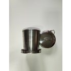 POHÁR Fém, 200ml, összecsukható, ponty mintás