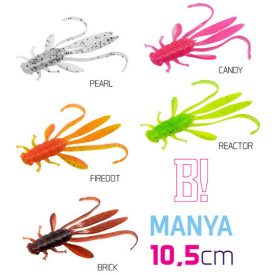   GUMIROVAR SZETT Delphin BOMB! MANYA UVs nimfa 105 mm Pearl+Candy+Firedot+Reactor+Brick