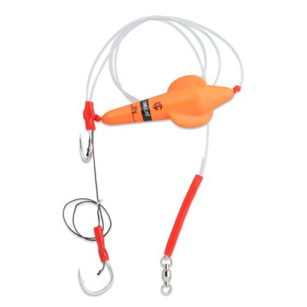 SZERELÉK Harcsázó UNI CAT Deadbait Combi Rig két horoggal #9/0 200cm előke