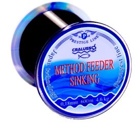   ZSINÓR Monofil feeder-match CRALUSSO METHOD FEEDER SINKING 600m 0,20mm (5,80Kg)