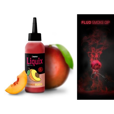 AROMA LIQUID Delphin Fluo dip D SNAX LiquiX 100ml Mangó-Barack