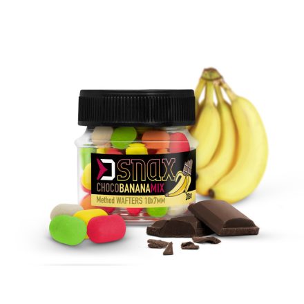 BOJLI WAFTER Delphin MIX D SNAX 10x7mm 20g Csokoládé-Banán