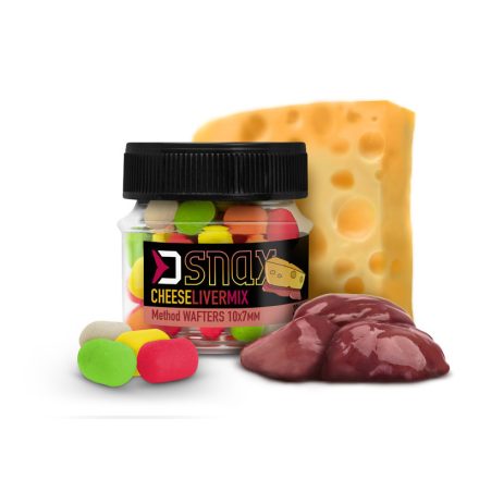 BOJLI WAFTER Delphin MIX D SNAX 10x7mm 20g Sajt - máj