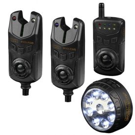   KAPÁSJELZŐ SZETT Elektromos Carp Academy ENDLESS 2+1 +SÁTORLÁMPA ( Szett 2 adó + 1 vevő + sátorlámpa)