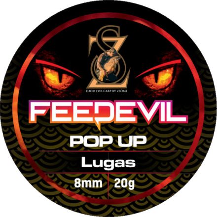 BOJLI POP UP Zsömi Carp FEEDEVIL 20gr 8mm Lugas (kék szőlő)