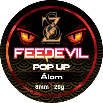 BOJLI POP UP Zsömi Carp FEEDEVIL 20gr 8mm Álom (citrus, joghurt)