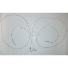 HOROG KÖTÖTT Byron kevlár előke 8kg 4-es horoggal (4452-4)