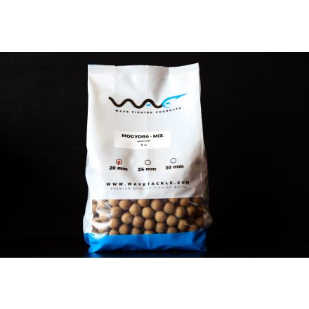 ETETŐBOJLI Wave Product Párolt bojli 3000 gr 24mm Mogyoró-Mix