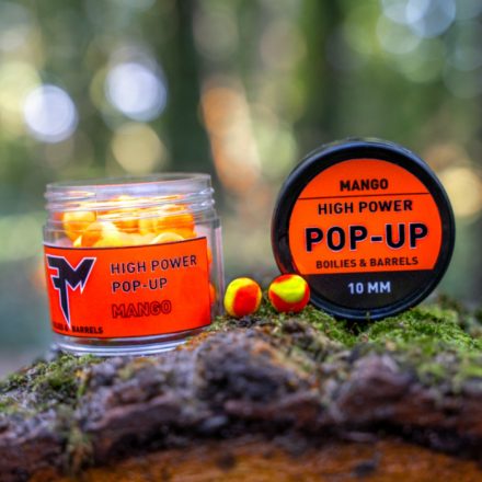 BOJLI POP UP Feedermánia HIGH POWER BOILIES & BARRELS 10 mm 14gr Mangó