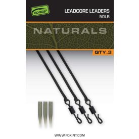   SZERELÉK Bojlis Fox EDGES™ Naturals Leadcore Leaders 50lb (3db)
