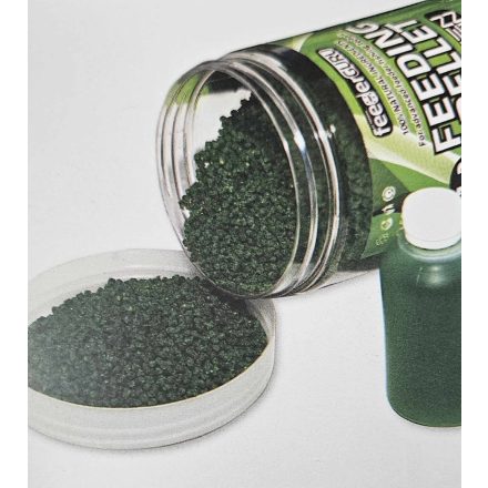 ETETŐPELLET Feeder Guru 1-3mm  (500gr+50ml aroma) Green Betain (Hal-Kagyló)