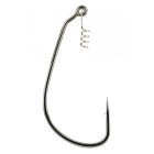 HOROG Egyágú Gamakatsu WORM EWG BLACK # 6/0