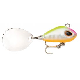   WOBBLER Storm; Gomoku Spin Small, 45 mm 6gr (Süllyedő) Holo Pink Head Chartreuse