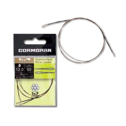 Cormoran 1x7 Wire Leader drótelőke 50 cm 12Kg 2 db/cs