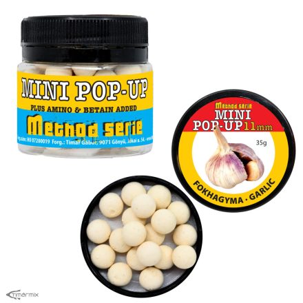 BOJLI POP UP Timár Method 35gr 11mm Fokhagyma