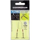 FÉMELŐKE Cormoran 1x19 Szerelt fémelőke háromágú horoggal 9 cm 12Kg (2db)