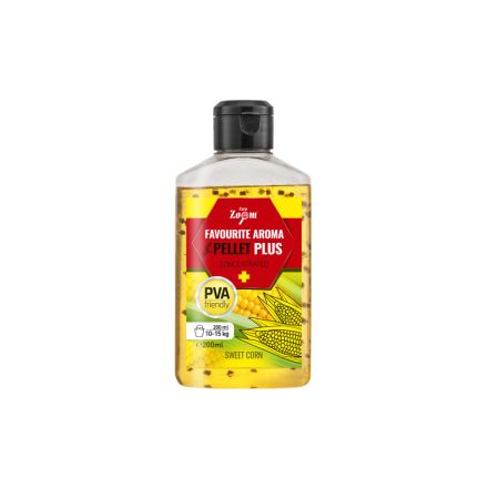 AROMA Carp Zoom Favourite Pellettel 200ml Édes Kukorica