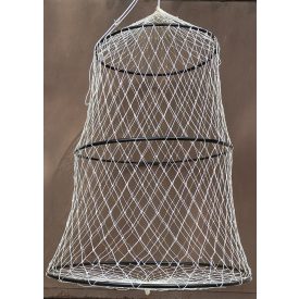 Haltartó szák Perlon 3 karikás 60 cm (33-40-50cm) fehér