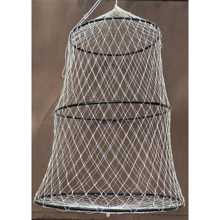 Haltartó szák Perlon 3 karikás 60 cm (33-40-50cm) fehér