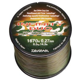 ZSINÓR Monofil Daiwa Infinity Duo Camo 840m 0,36mm/10,70Kg