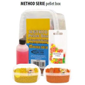   PELLET BOX Timár Method 3in1 (500gr+50ml+7-11mm csali) Mango-Sárgadinnye