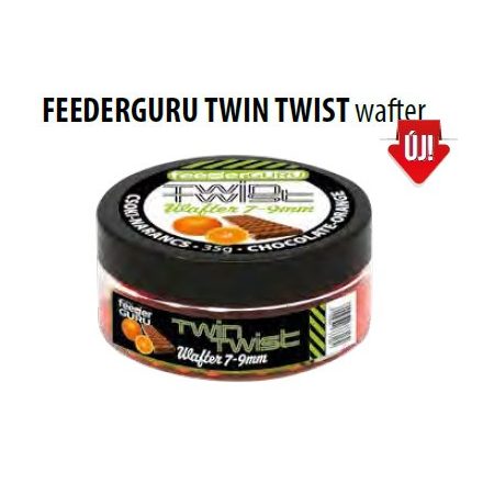 WAFTER TWIN TWIST Feeder Guru 8mm 30gr Csoki-Narancs