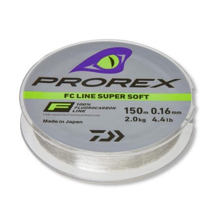 ZSINÓR Monofil Daiwa Prorex FluoroCarbon Super Soft 150m 0,33mm