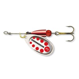   KÖRFORGÓ VILLANTÓ Cormoran Bullet Longcast  #2 (4 gr) Ezüst/Piros pöttyös