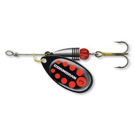   KÖRFORGÓ VILLANTÓ Cormoran Bullet Longcast  #2 (4 gr) Fekete/Piros pöttyös