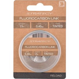   ZSINÓR Fluorocarbon előke Strategy RELOAD FLUORCARBON LINK 15 m 0,40 mm 20LBS