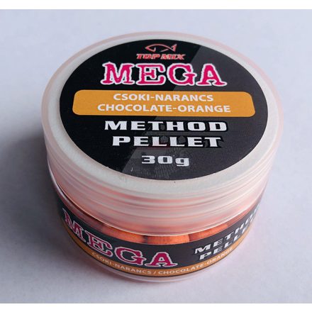 Top Mix Mega Method lebegő pellet 50gr Csoki-Narancs