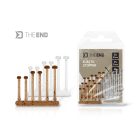 CSALIRÖGZÍTŐ STOPPER Delphin TheEND 18;21;25 mm Barna-Átlátszó (36db)