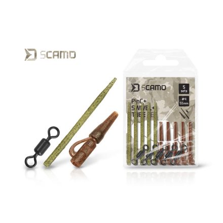 GUBANCGÁTLÓ SZETT Delphin sCAMO PinC + Swivel + Tube #4 (5db)