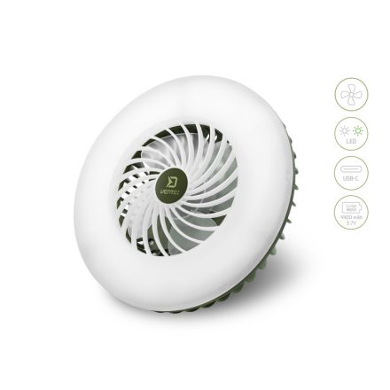VENTILLÁTOR+LÁMPA Delphin Ventix 4400 mAh