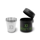 POHÁR KÉSZLET rozsdamentes acél Delphin RESET XL 4in1 70ml