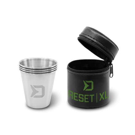 POHÁR KÉSZLET rozsdamentes acél Delphin RESET XL 4in1 70ml