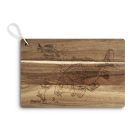 VÁGÓDESZKA Delphin CarpBOARD fa 30x19,5cm