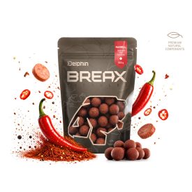   BOJLI KIKÖNYÍTETT Delphin BreaX 300gr 20mm Robin Red-Chili-Frankfurti Kolbász
