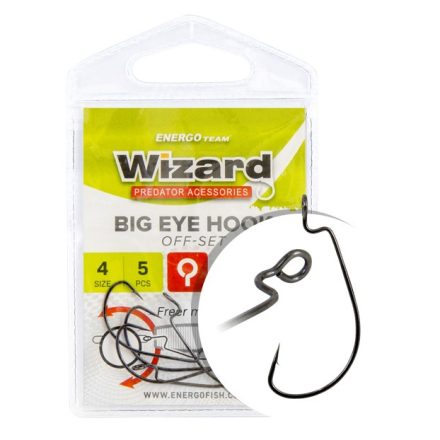 HOROG EnergoTeam Wizard Big eye hook off-set horog Méret:1