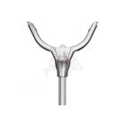 MERÍTŐHÁLÓ Delphin fém fejcsatlakozással, gumírozott hálóval 70x70 cm 250cm