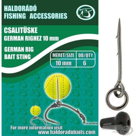 CSALITÜSKE Haldorádó Csalitüske German Righez 10mm (6db)