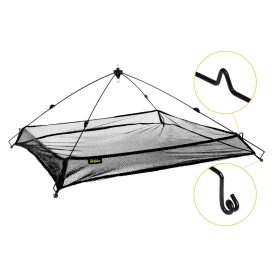   Csalihalfogó háló Delphin PE hálóval és peremmel 100x100cm