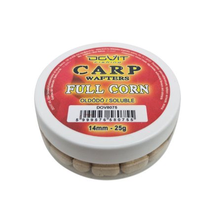 PELLET WAFTER Dovit Carp oldódó 25gr 14mm Full Corn