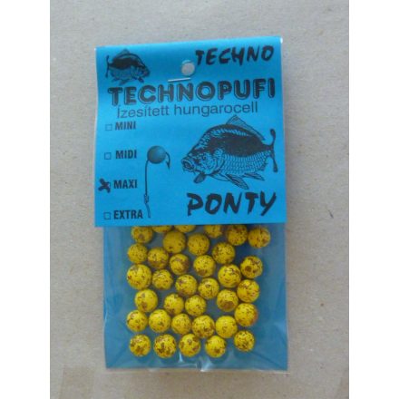 TECHNOPUFI Hungarocell Extra Ponty, citromsárga-barna