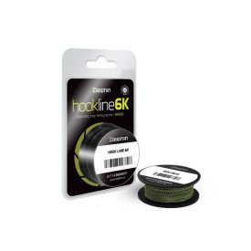 ZSINÓR Fonott előke Delphin HOOKLINE 6K grass 20m 35lbs