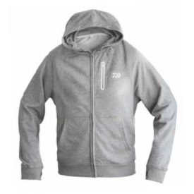 RUHÁZAT Daiwa D-Vec Kapucnis cipzáros pulóver Szürke #L