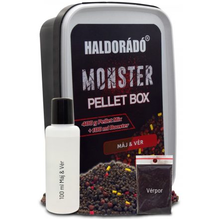 PELLET BOX Haldorádó MONSTER 400 gr Máj & Vér