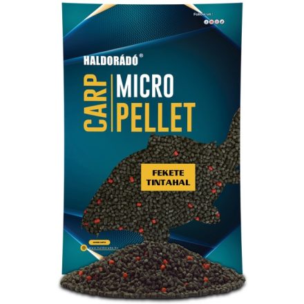 ETETŐPELLET Haldorádó Micro Pellet 600 gr 2 mm Fekete tintahal