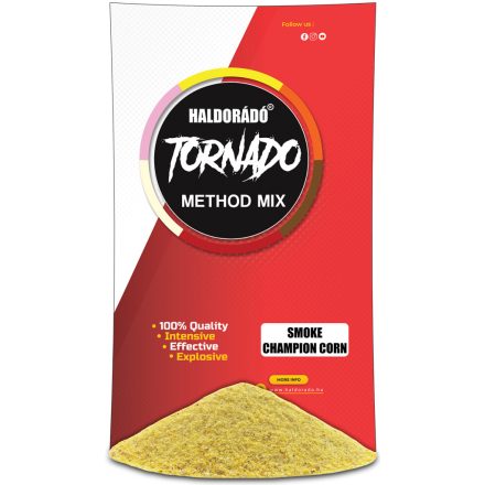 ETETŐANYAG Haldorádó TORNADO Method MIX 500 gr Smoke Champion Corn
